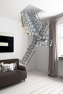 Купить Выдвижная металлическая лестница на чердак Fantozzi scale Svezia - изображение 2